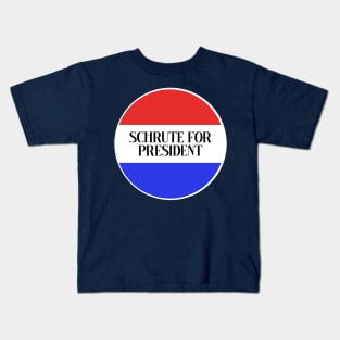 Schrute for President Kids T-Shirt